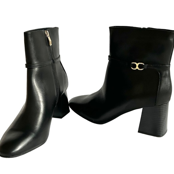 Liz Clayborne Mercer Black Ankle Boots Size 11 NEW! - Picture 4 of 4